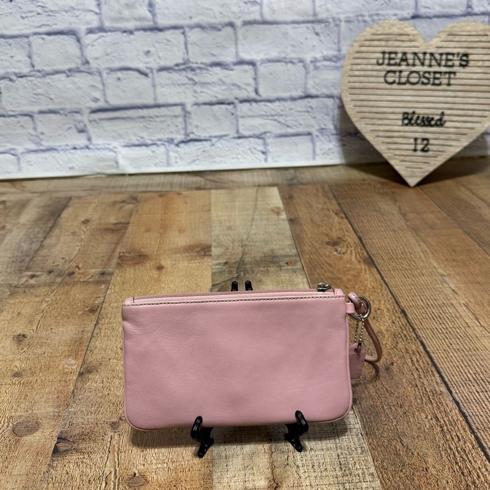 Coach RARE pink leather vintage Y2K soho wristlet clutch bag - Picture 3 of 14